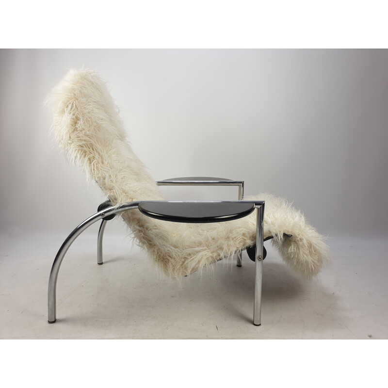 Noe verstelbare vintage lounge stoel van Ammanati en Vitelli voor Moroso, 1980