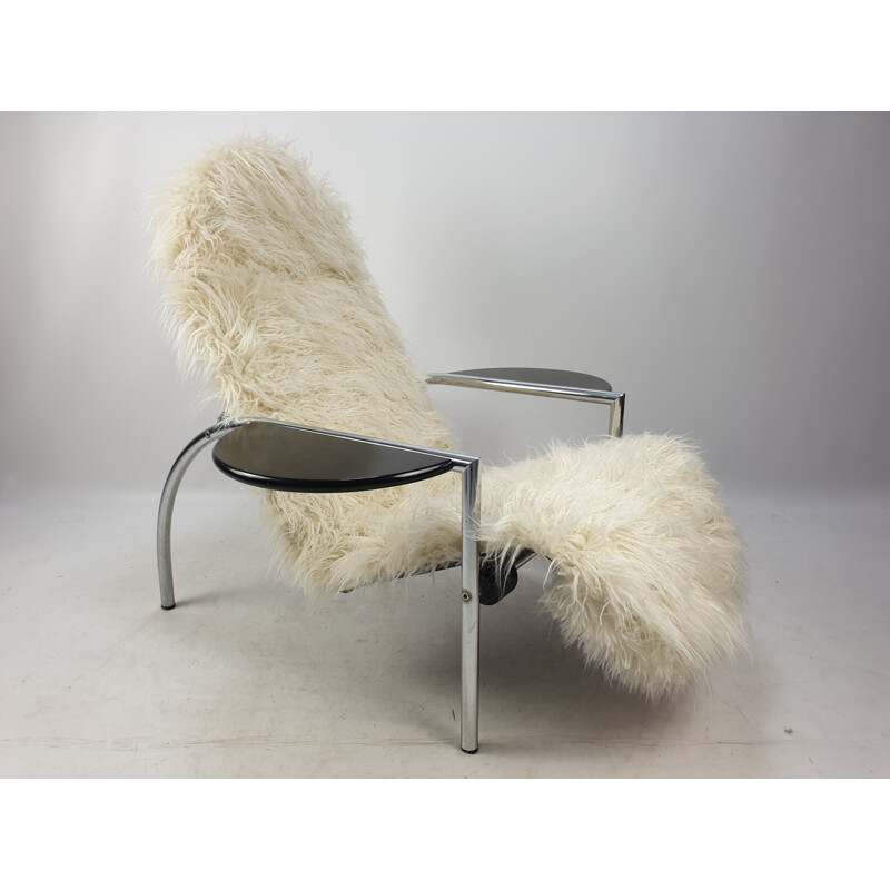 Noe vintage adjustable lounge chair by Ammanati and Vitelli for Moroso, 1980