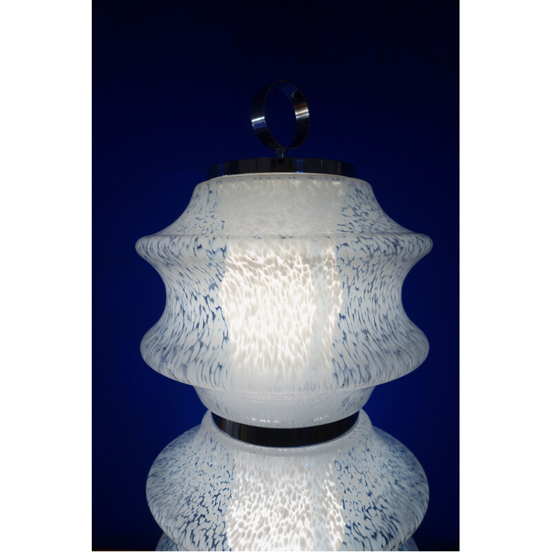 Lampe vintage Italienne en verre de Murano des années 1970