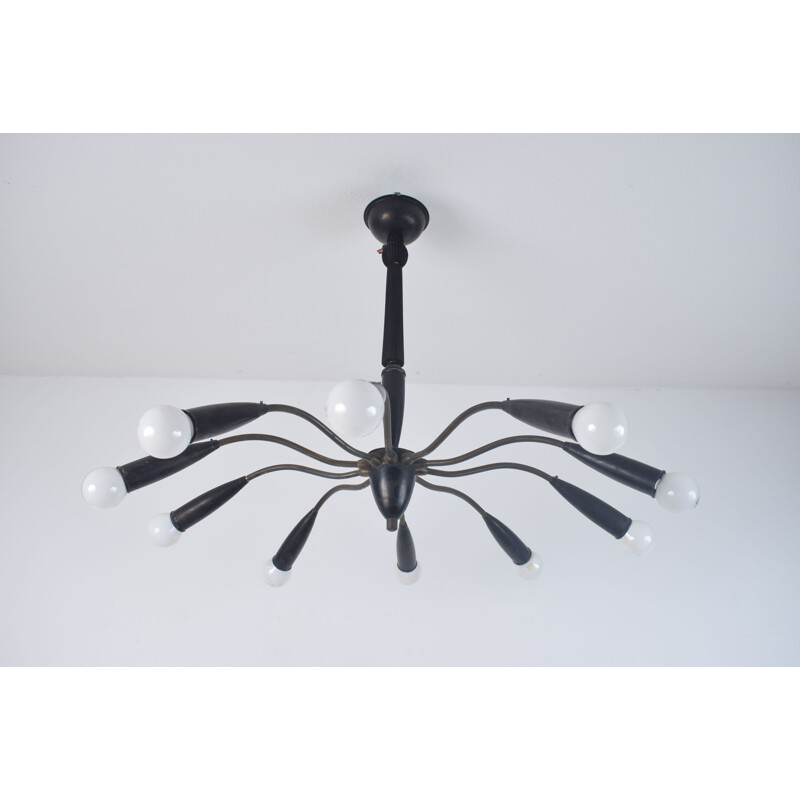 Vintage black pendant light