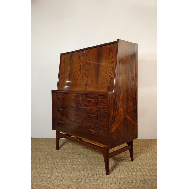 Vintage Danish secretary in Rio rosewood