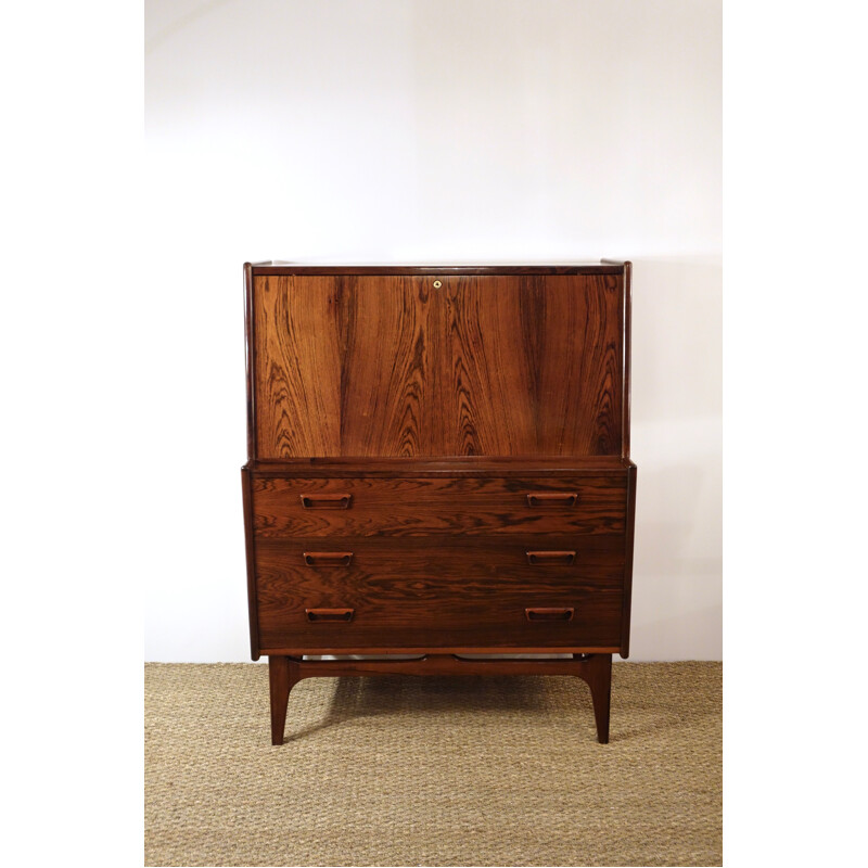 Vintage Danish secretary in Rio rosewood