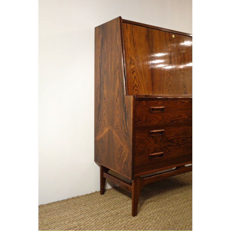 Vintage Danish secretary in Rio rosewood