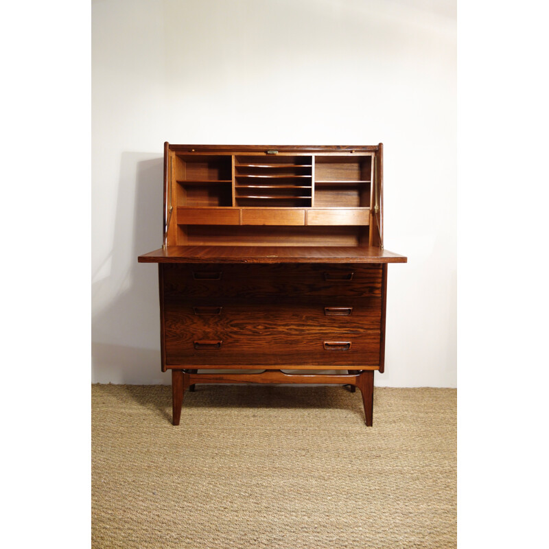 Vintage Danish secretary in Rio rosewood