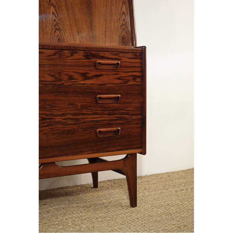 Vintage Danish secretary in Rio rosewood