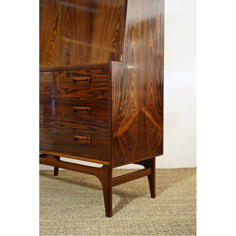 Vintage Danish secretary in Rio rosewood