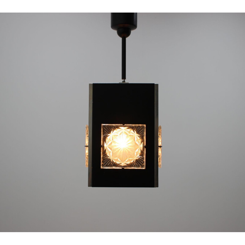 Vintage hanging lamp Napako by Josef Hurka