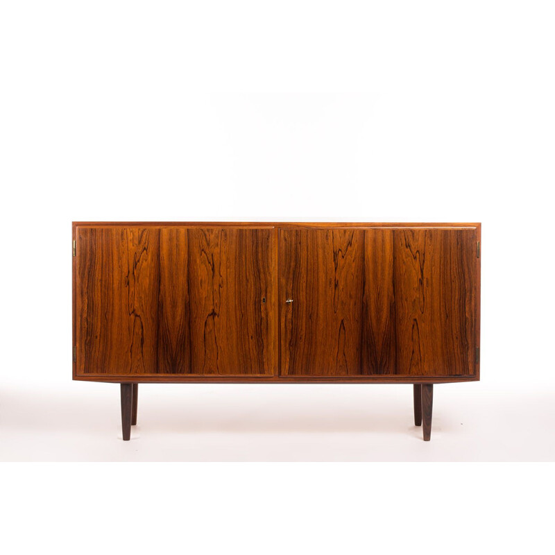 Set of 2 vintage Danish rosewood sideboards by Carlo Jensen for Hundevad