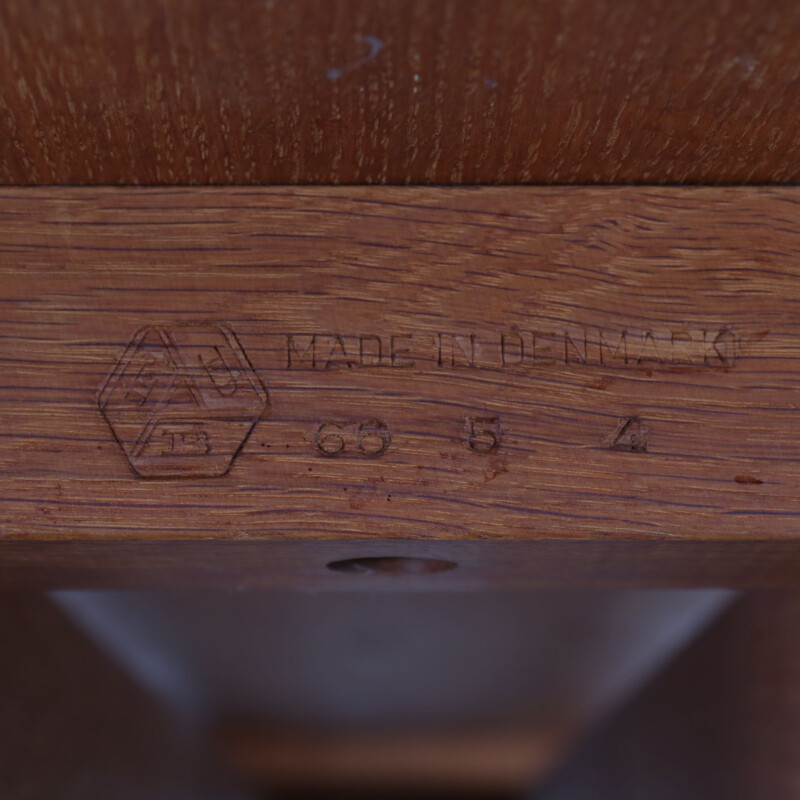 Table vintage Shaker pour FDB Mobler en bois de chêne des années 1950
