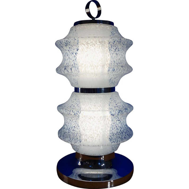 Lampe vintage Italienne en verre de Murano des années 1970