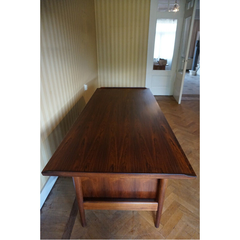 Vintage danish Executive Desk for Sibast in Rio rosewood 1960s