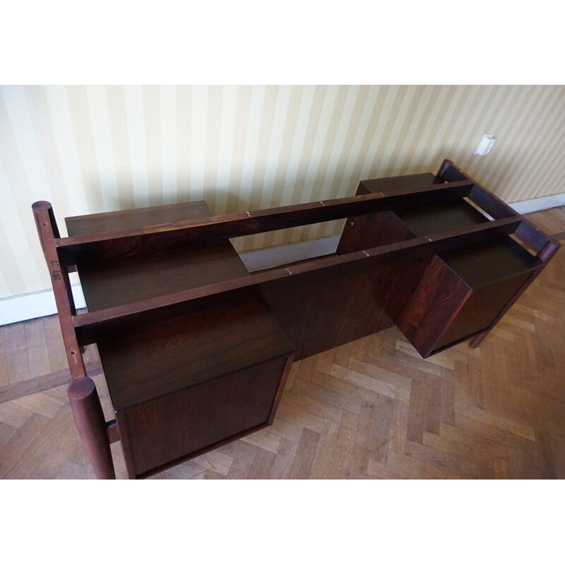 Vintage danish Executive Desk for Sibast in Rio rosewood 1960s