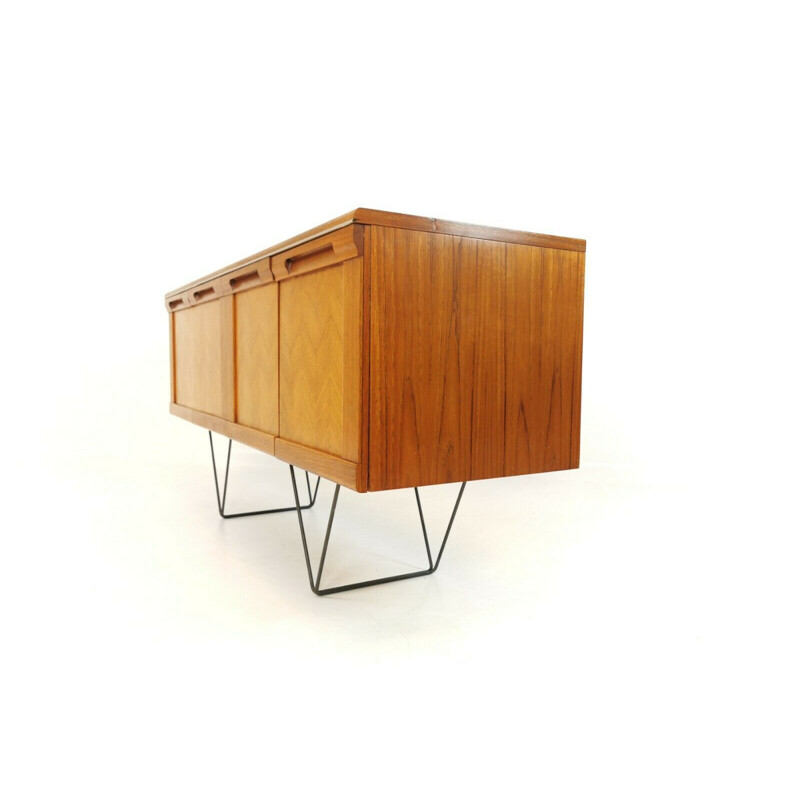 Vintage sideboard for G Plan in teakwood and with hairpin legs 1960s