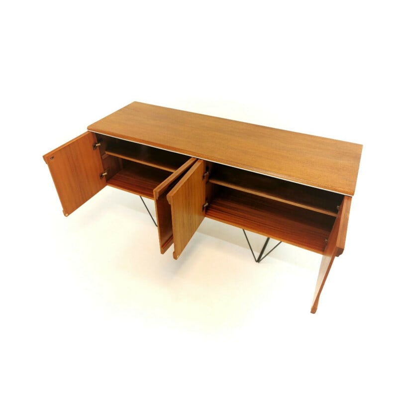 Vintage sideboard for G Plan in teakwood and with hairpin legs 1960s