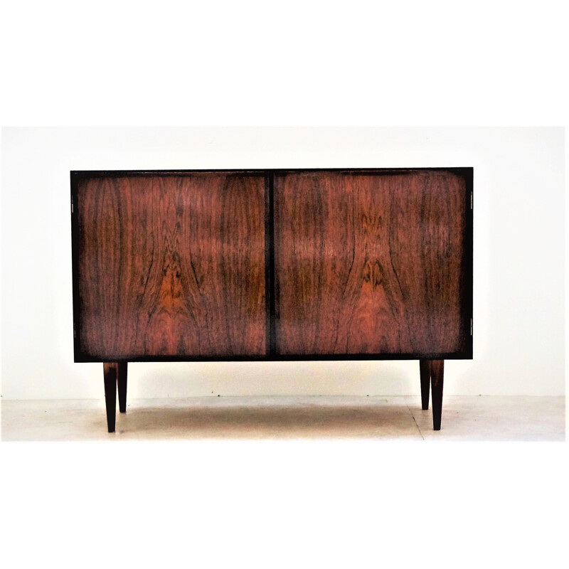 Vintage rosewood highboard by Omann Jun