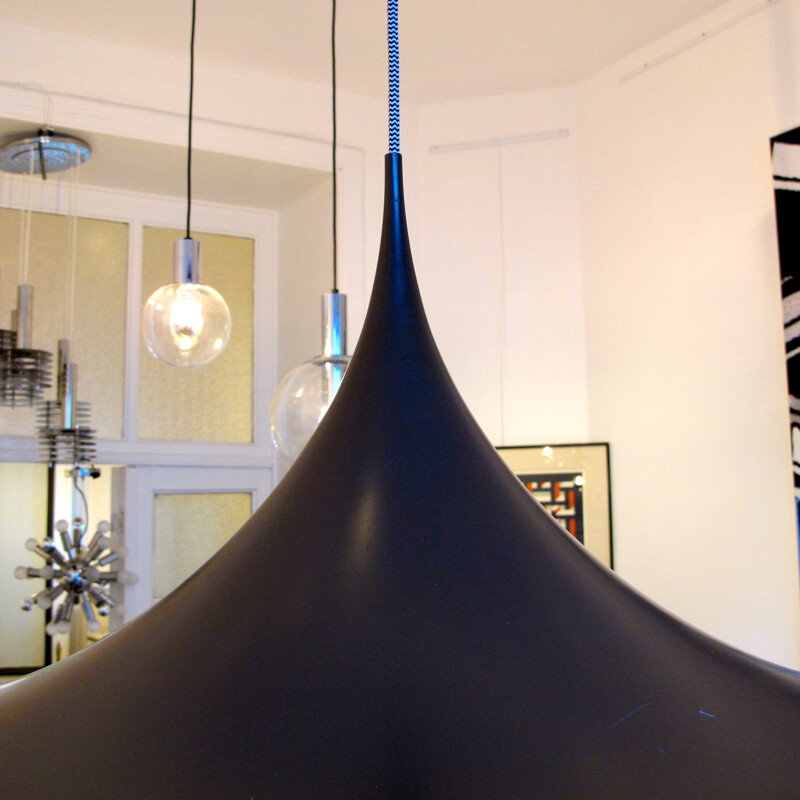 Fog & Morup scandinavian hanging lamp in metal, Claus BONDERUP and Torsten THORUP - 1960s