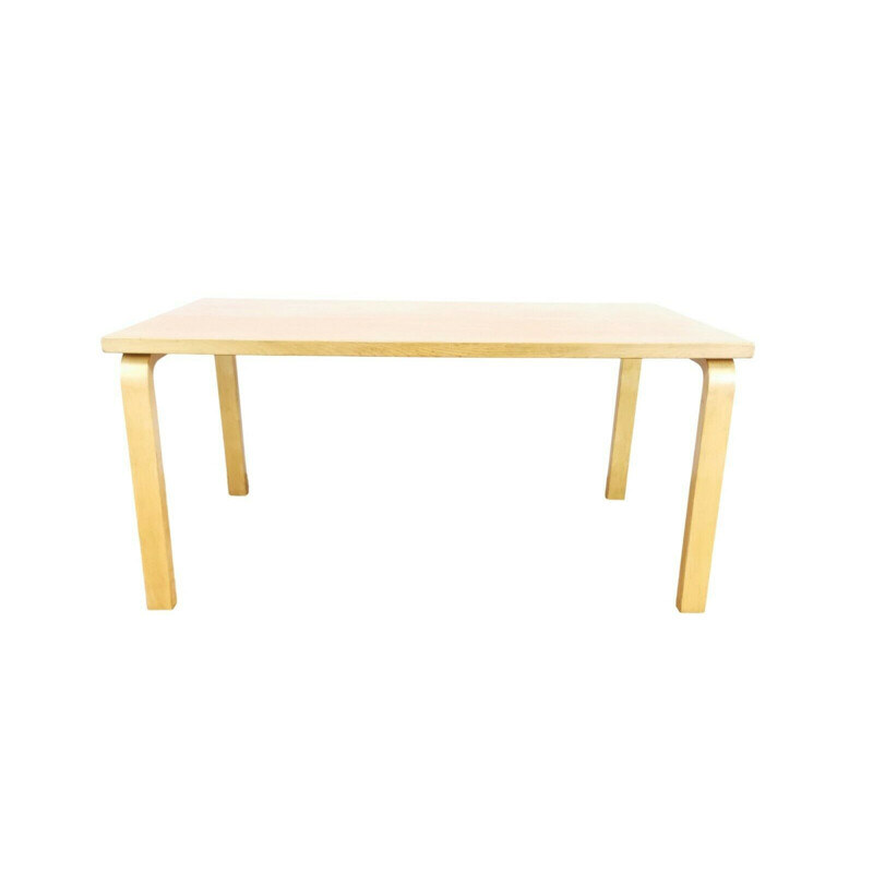 Vintage dining table by Alvar Aalto for Artek, birch, 1950