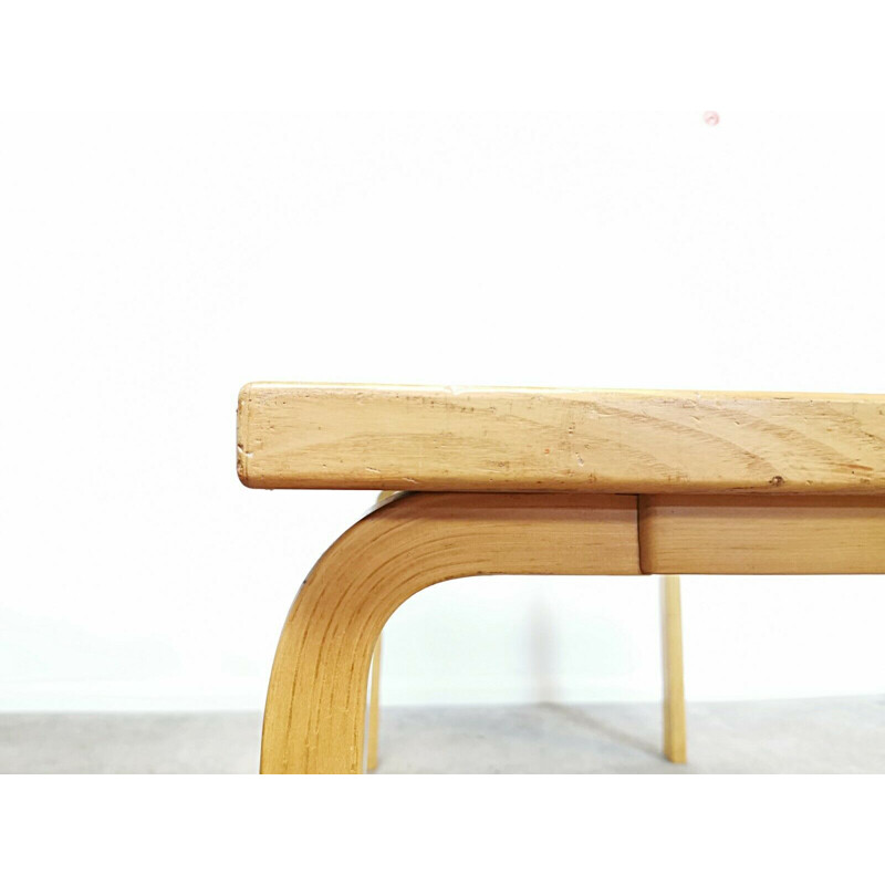 Vintage dining table by Alvar Aalto for Artek, birch, 1950