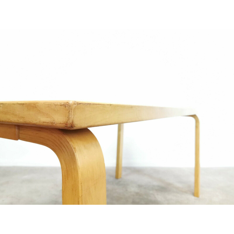 Vintage dining table by Alvar Aalto for Artek, birch, 1950