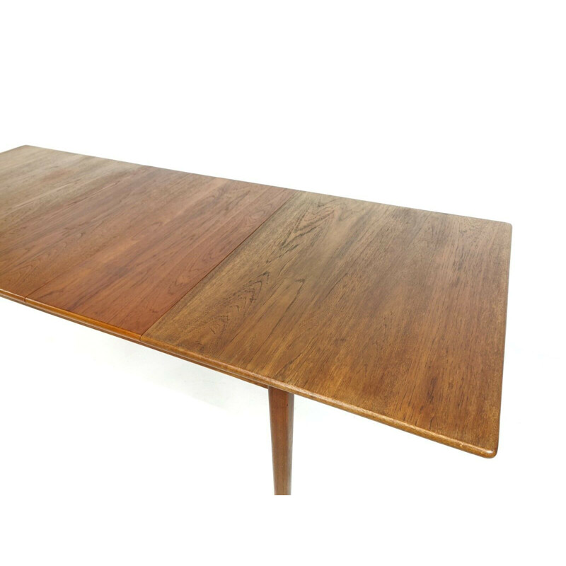 Vintage Scania Extending Teak Dining Table by Nils Jonsson Mid Century for Troeds 60s
