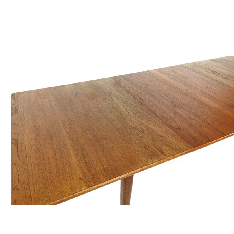 Vintage Scania Extending Teak Dining Table by Nils Jonsson Mid Century for Troeds 60s