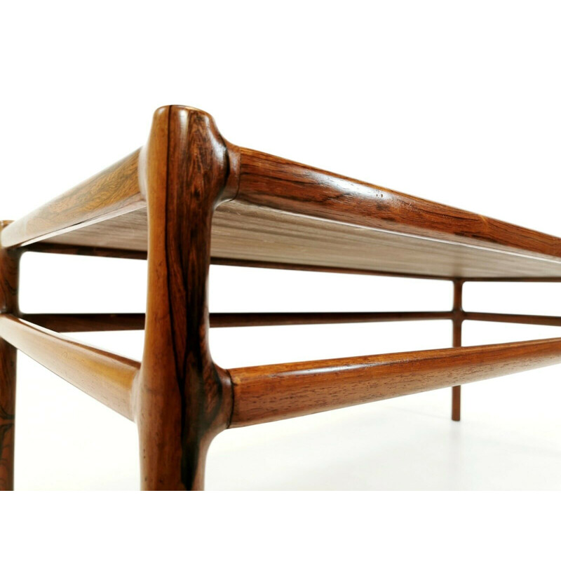 Table basse vintage par Johannes Andersen pour Silkeborg Môbelfabrik, Danemark, 1960
