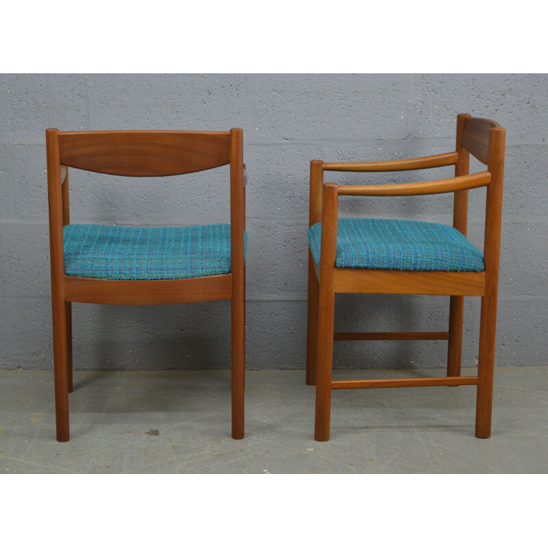 Ensemble de 2 chaises vintage en teck