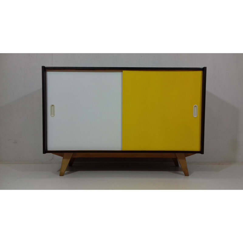 Vintage sideboard for Interier Praha in beechwood 1960s