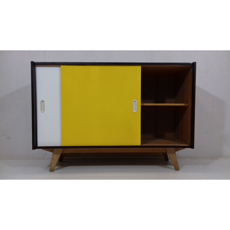 Vintage sideboard for Interier Praha in beechwood 1960s