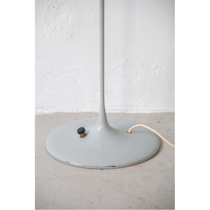 Vintage floor lamp for B.A.G. Turgi in grey steel 1960s