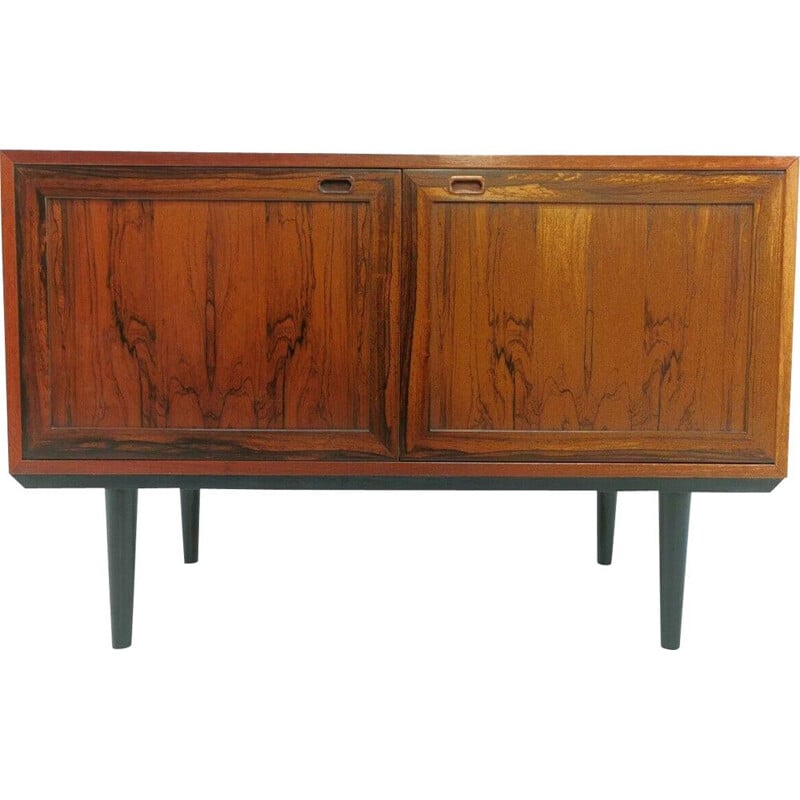 Vintage Danish Rosewood Sideboard Cabinet 1960s 70s Mid Century Vintage