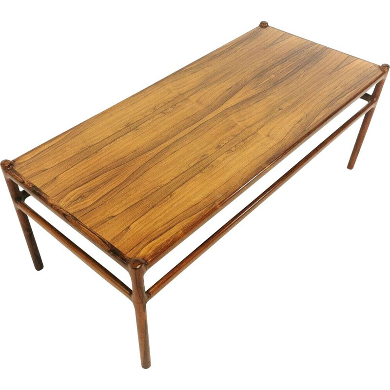 Table basse vintage par Johannes Andersen pour Silkeborg Môbelfabrik, Danemark, 1960