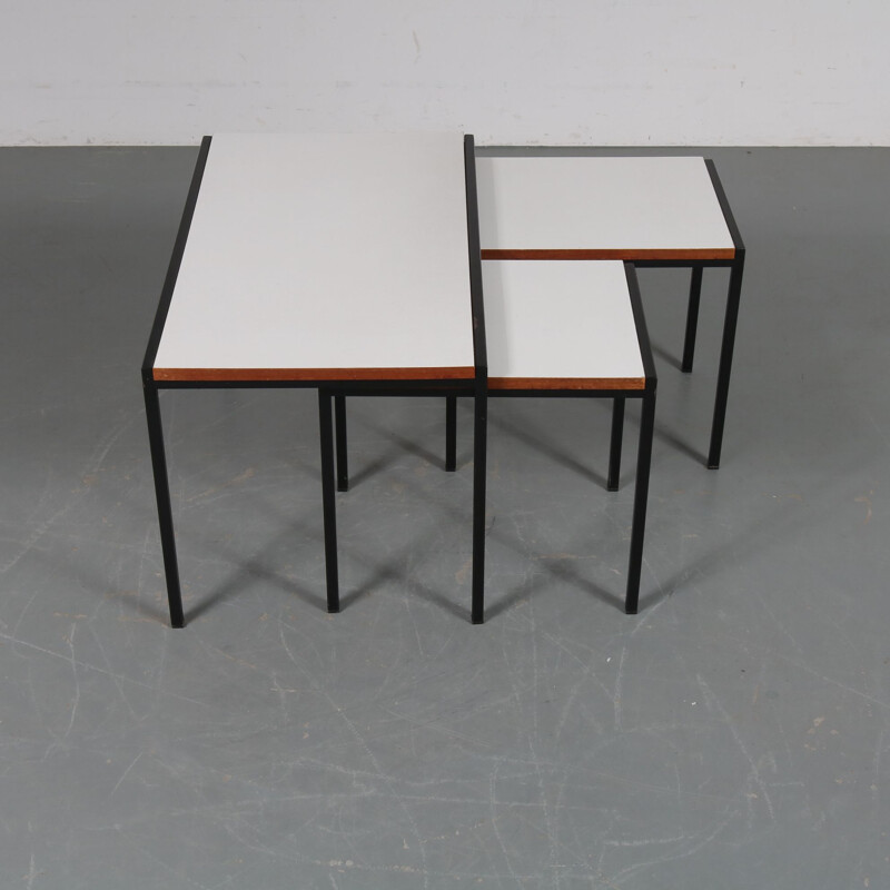 Vintage nesting tables by Cees Braakman for Pastoe the Netherlands