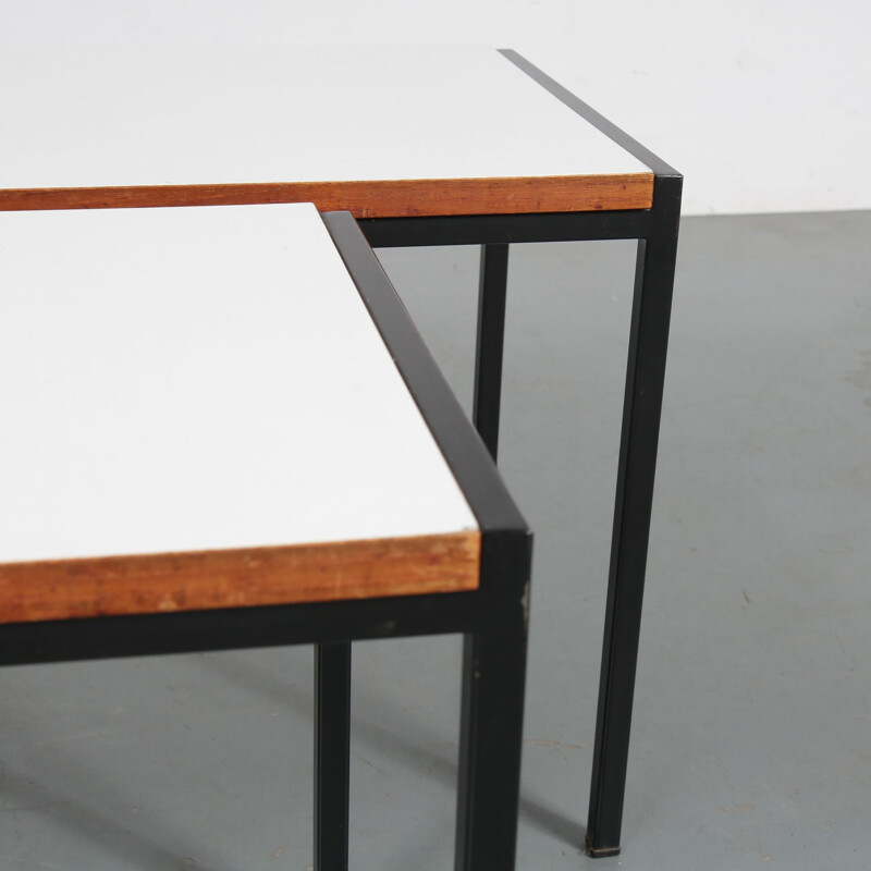 Vintage nesting tables by Cees Braakman for Pastoe the Netherlands