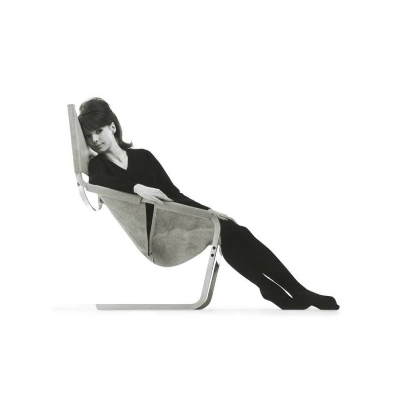 Vintage Artifort F444 lounge chair, Pierre PAULIN - 1960