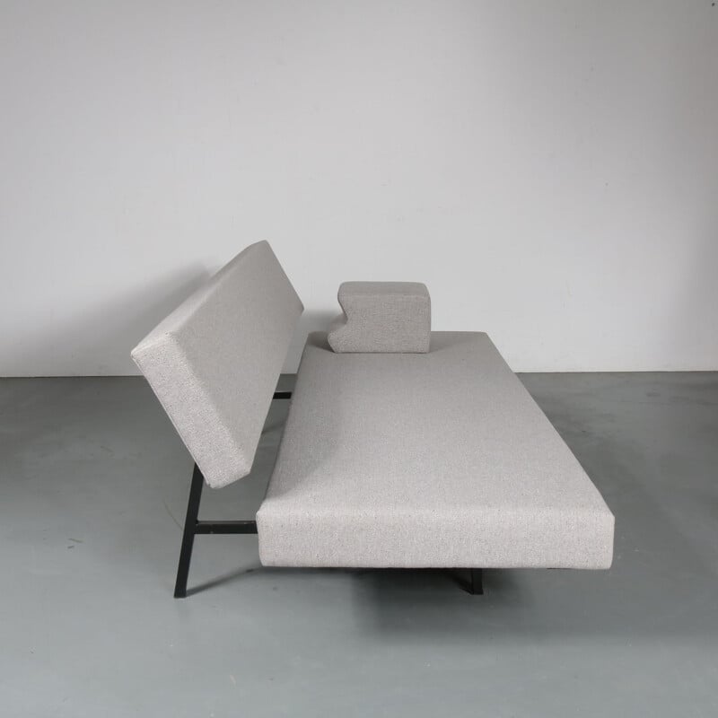 Canapé-lit gris vintage par Martin Visser pour 't Spectrum