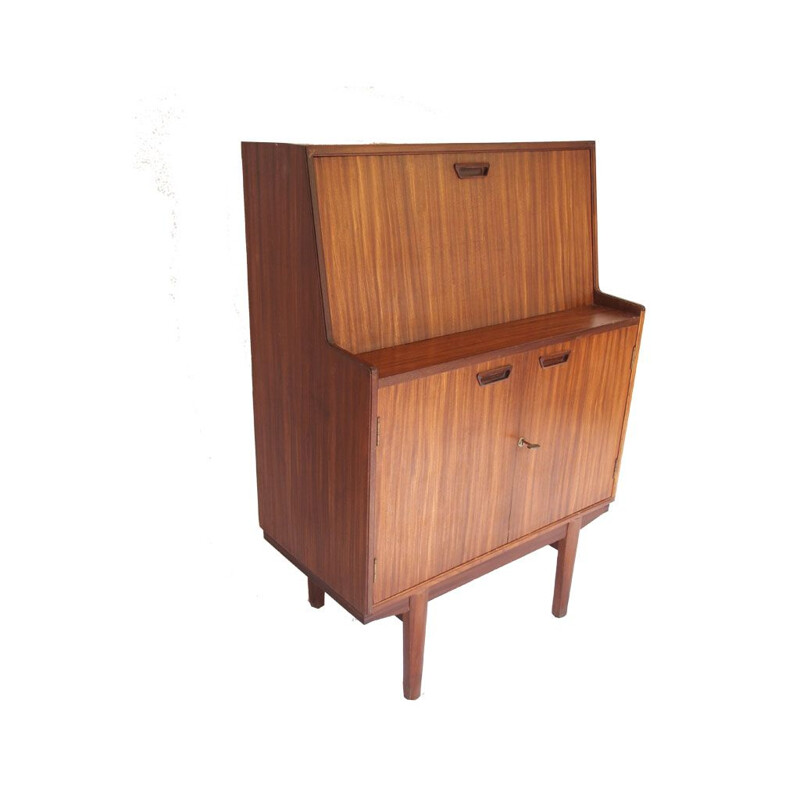 Vintage teak secretaire