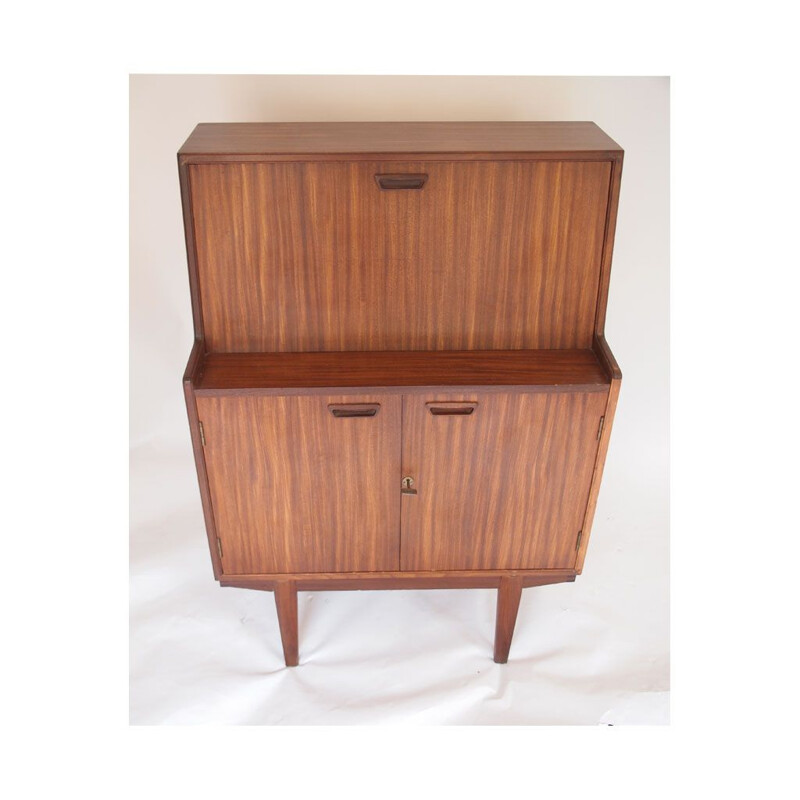 Vintage teak secretaire