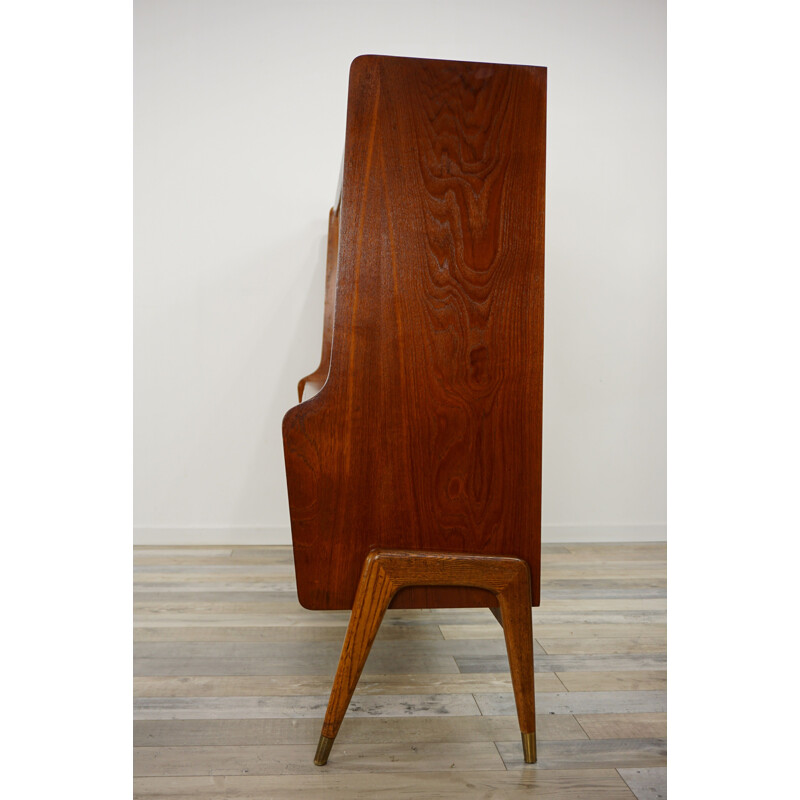 Vintage wooden sideboard by Oswald Vermaercke for V-Form