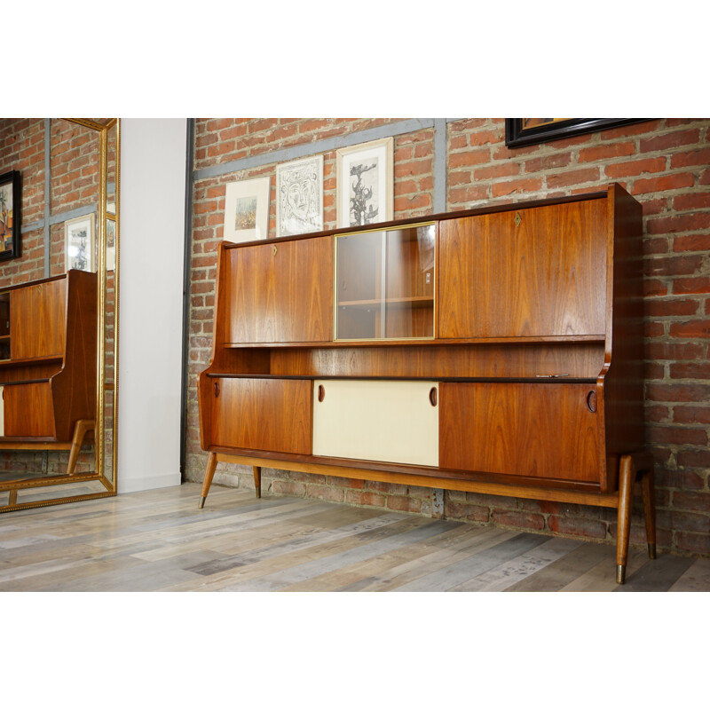 Buffet vintage en bois par Oswald Vermaercke pour V-Form