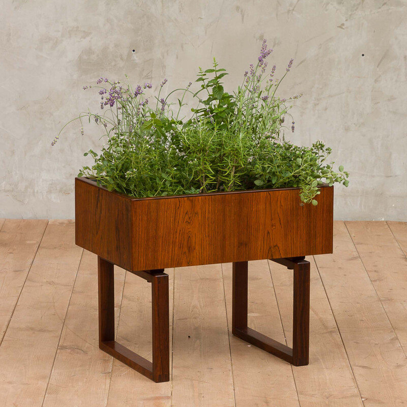 Vintage rosewood planter by Kai Kristiansen