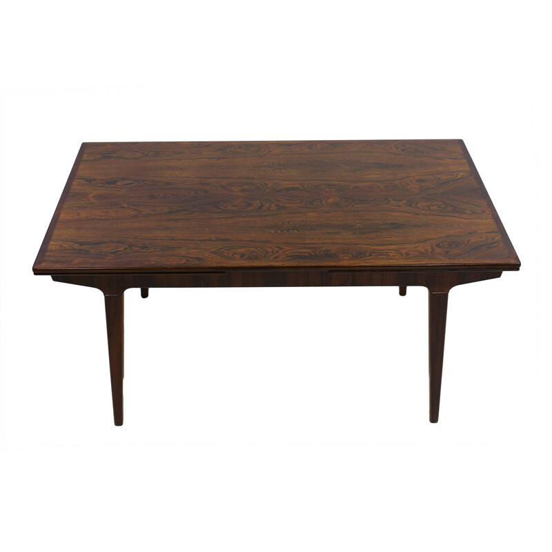 Vintage Danish dining table in rosewood