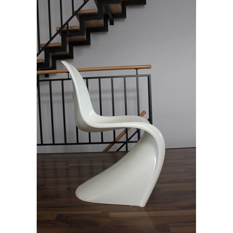 Paire de chaises vintage Baydur pour Verner Panton en polyuréthane blanc 1960