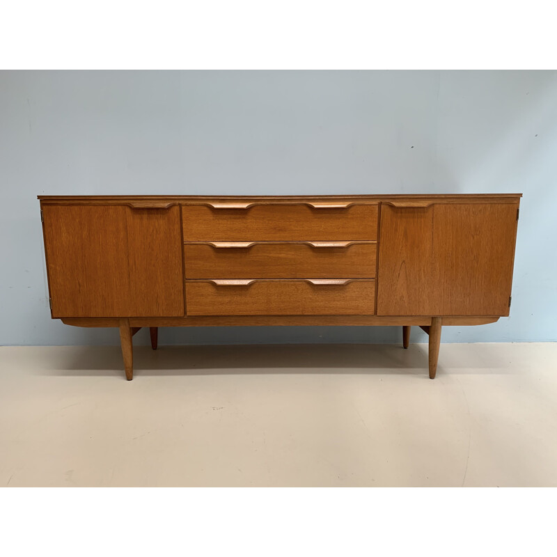 Vintage english sideboard in teakwood 1960s