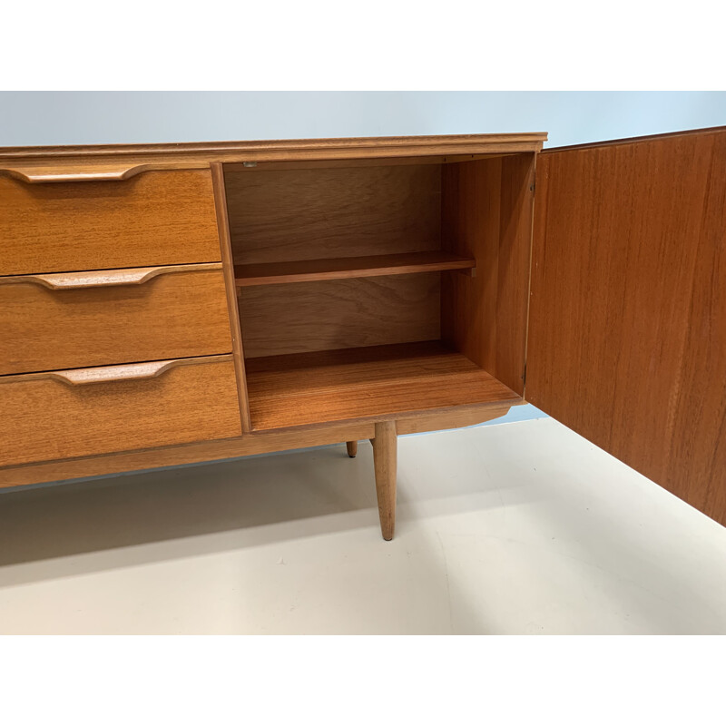 Vintage english sideboard in teakwood 1960s