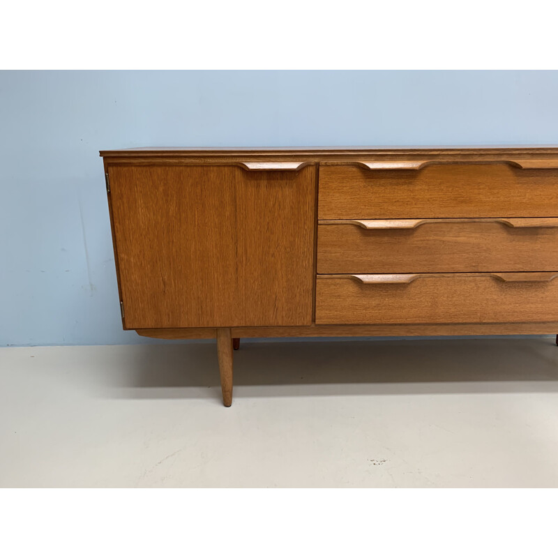 Vintage english sideboard in teakwood 1960s