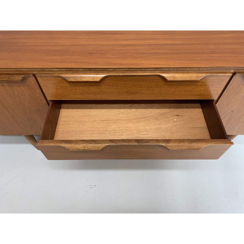 Vintage english sideboard in teakwood 1960s