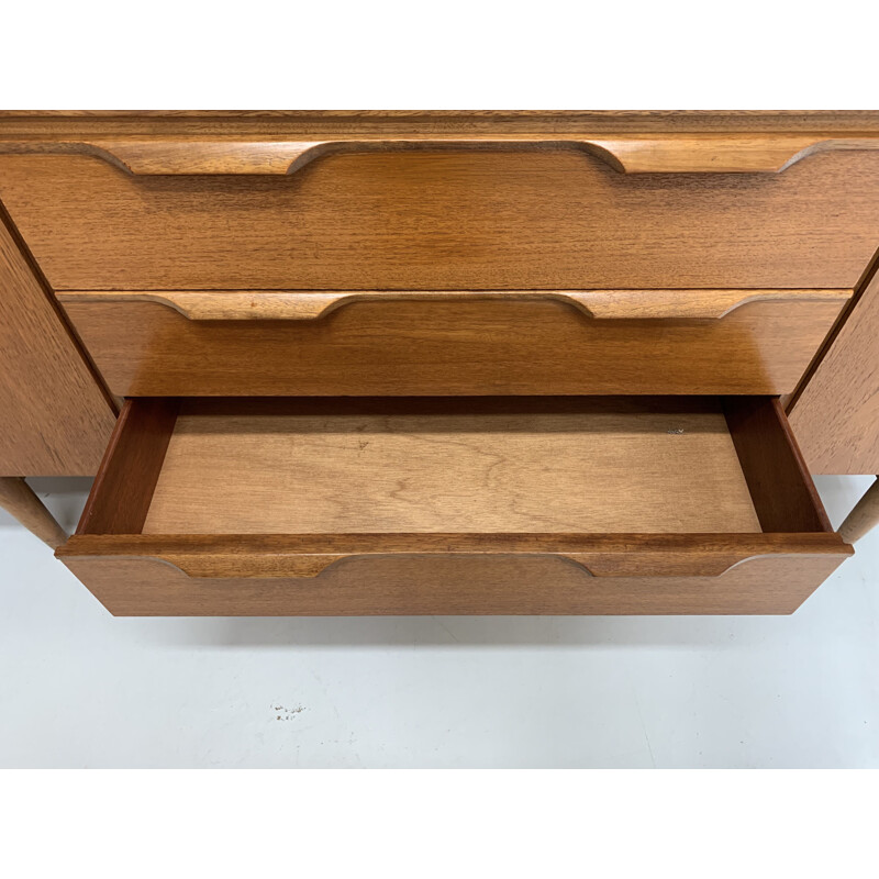 Vintage english sideboard in teakwood 1960s