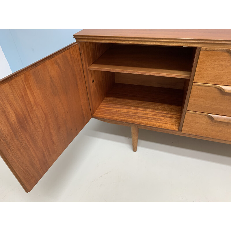 Vintage english sideboard in teakwood 1960s