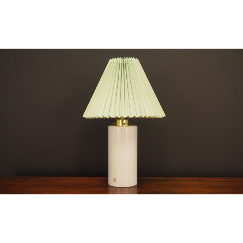 Lampe vintage pour Odreco en céramique blanche des années 1970